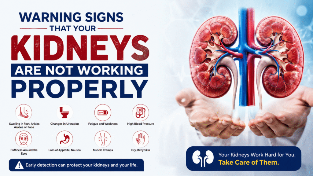 Warning Signs That Your Kidneys Are Not Working Properly